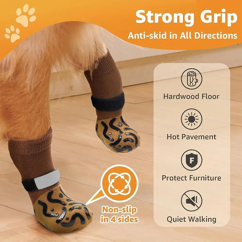 Anti-slip Dog Socks-Paw protection and Traction
